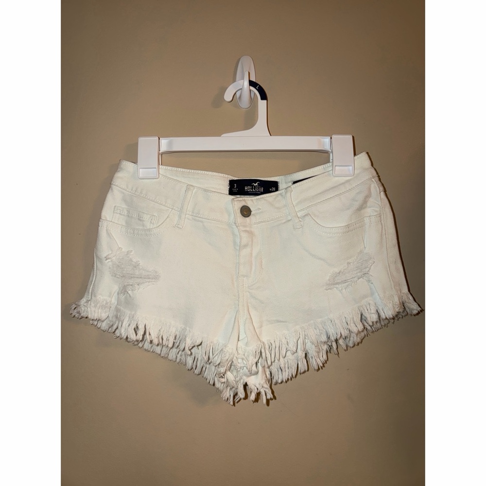 Hollister White Shorts